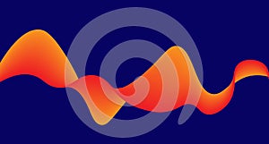 Orange Abstract Simplistic Illustration Design