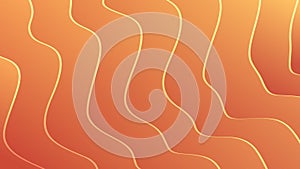 Orange abstract wave modern luxury texture background