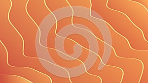 Orange abstract wave modern luxury texture background