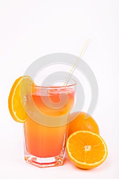 Orange alcohol drink with Ice