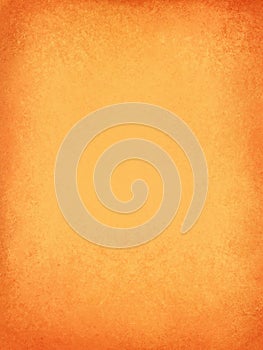 Orange background with solid warm orange and peach colors with red texture border, fall autumn halloween and thanksgiving