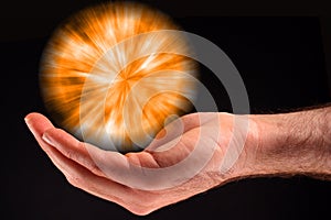 Orange Ball of Light