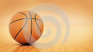 Orange basket ball.
