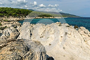 Orange Beach Kavourotripes at Sithonia peninsula, Greece