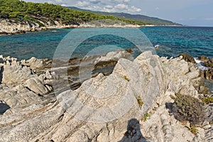 Orange Beach Kavourotripes at Sithonia peninsula, Greece