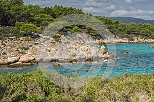 Orange Beach Kavourotripes at Sithonia peninsula, Greece