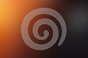 Orange and black abstract gradient dynamic background