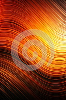 Orange and black abstract gradient dynamic background