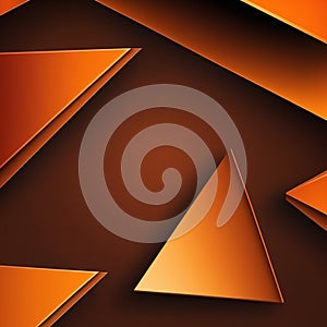 orange black background with abstract triangle pattern