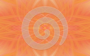 Orange blur geometric pattern art. ornament