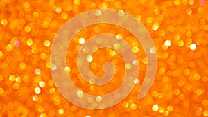 Orange bokeh for a background