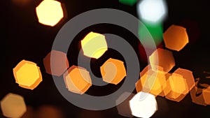 Orange Bokeh Lights (Loopable) 1080i