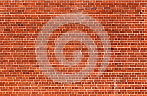 Orange brick wall texture background