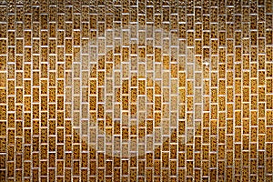 Orange brick wall texture background