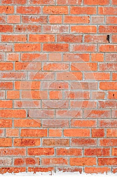 Orange brick wall,texture background