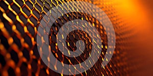 Orange and Brown Metallic Texture Abstract Background Pattern