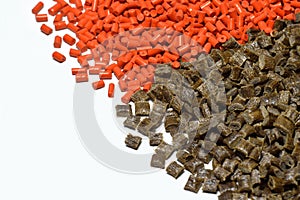 Orange/brown polymer resin