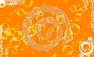 Orange bubble
