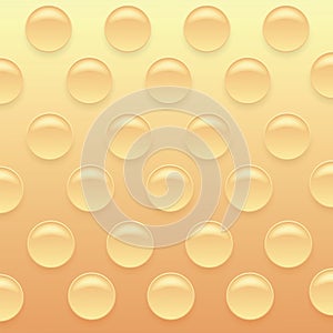 Orange Bubblewrap Background.