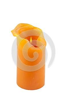 Orange candle