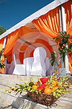 Orange canopy