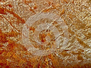 Orange carpet tecture.