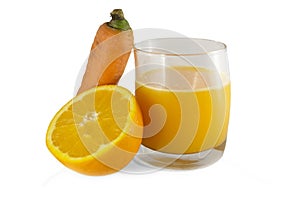 Orange and carrot juice