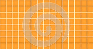 Orange ceramic tiles texture background vector illustration