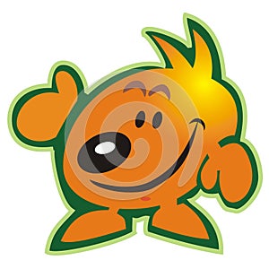 Orange character