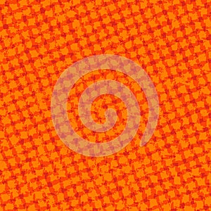 Orange Checkered Grunge