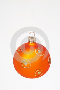 Orange christmas ball - orange weihnachtskugel