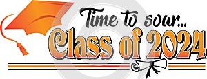 Orange Class of 2024 Time to Soar Banner photo