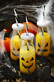 Orange cocktail for fHalloween parties