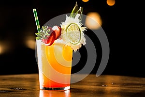 Orange cocktail