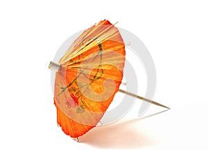 Orange cocktail umbrella img