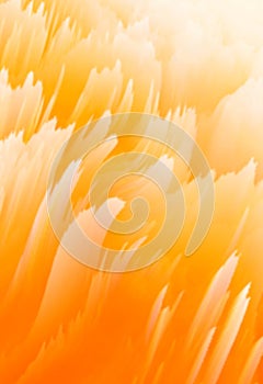 Orange color 3d background. Tongues of flame.