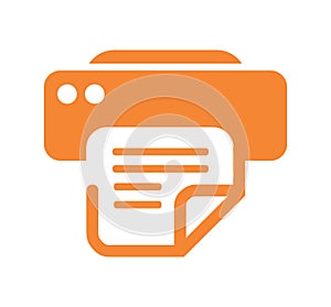 Facsimile Vector Illustration Icon