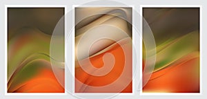 Orange Colorfulness Concept Background Vector Illustration Design
