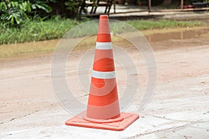 Orange cones