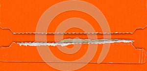 orange corrugated cardboard texture background