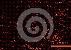 Orange Cover for sensible news Forecast Report size A3 300 dpi