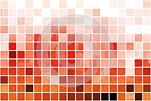 Orange Cubic Professional Abstract Background