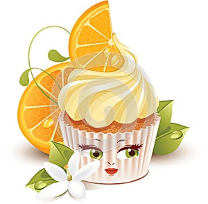 Orange cupcake (character)