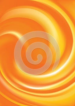 Orange curled background