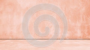 Orange 3d Table Studio Empty Interior Background WallWall paper Summer Tropic Pattern Abstract Texture Gold Kitchen Light Floor