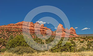 Orange Desert Rock Formation, Sedona, Arizona