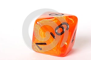 Orange dice