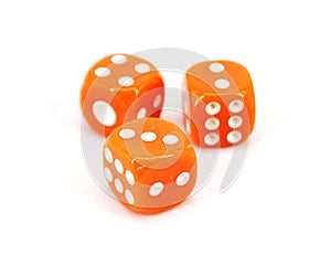 Orange Dice
