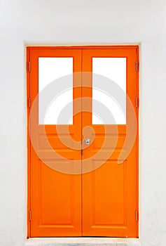 Orange door