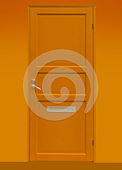 Orange door